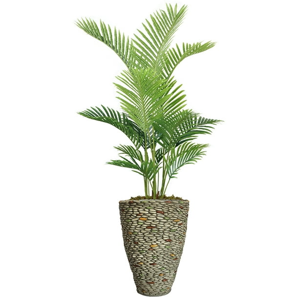 6 PHOENIX 36" PALM PLANT ARTIFICIAL SILK TREE BUSH ARRANGEMENT ARTIFICIAL 